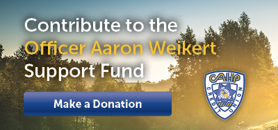 Button to donate to Officer Aaron Weikert.