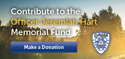 Button to donate to Officer Jeremiah Hart Memorial Fund.