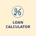 Loan calculator icon links to CAHP Credit Union's loan calculator.